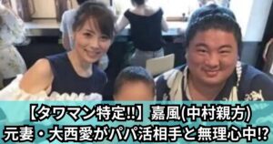 【タワーマンション特定?】嘉風(中村親方)の元妻・大西愛がパパ活相手と無理心中