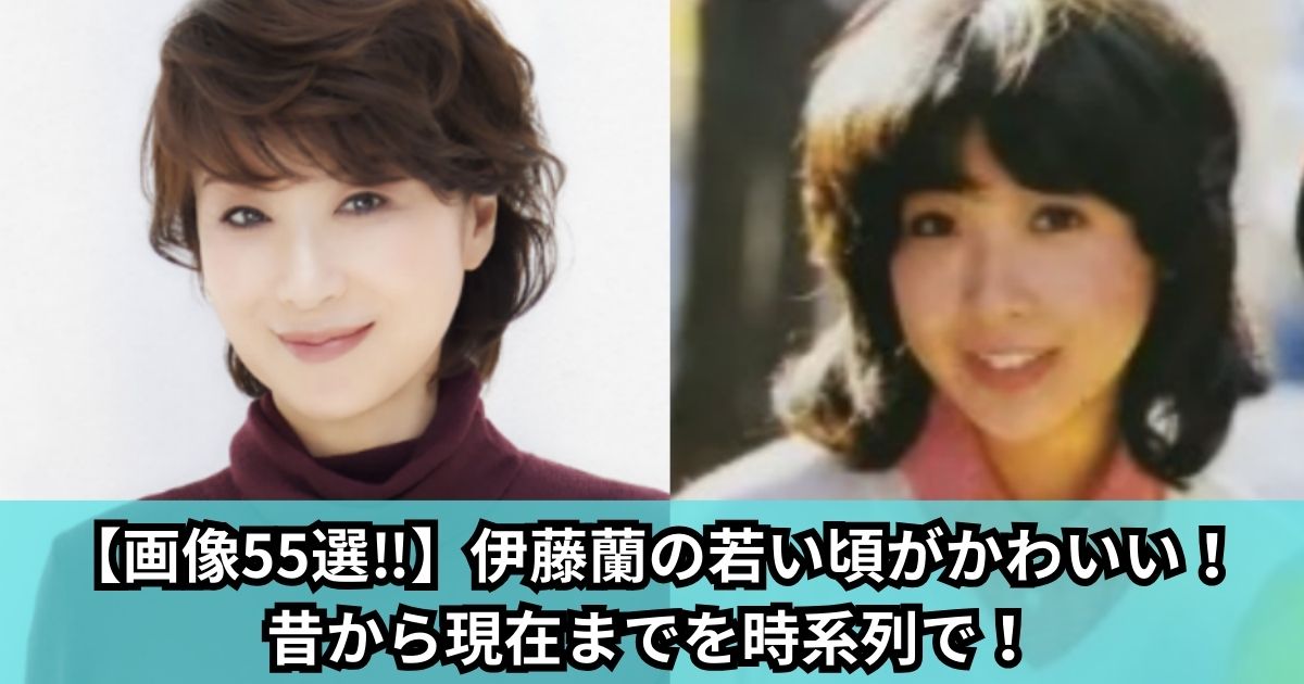 【画像55選‼】伊藤蘭の若い頃がかわいい！昔から現在までを時系列で！