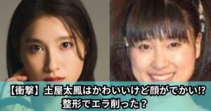 【衝撃】土屋太鳳はかわいいけど顔がでかい⁉整形でエラ削った？